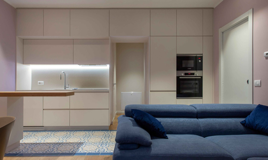 flat kitchen